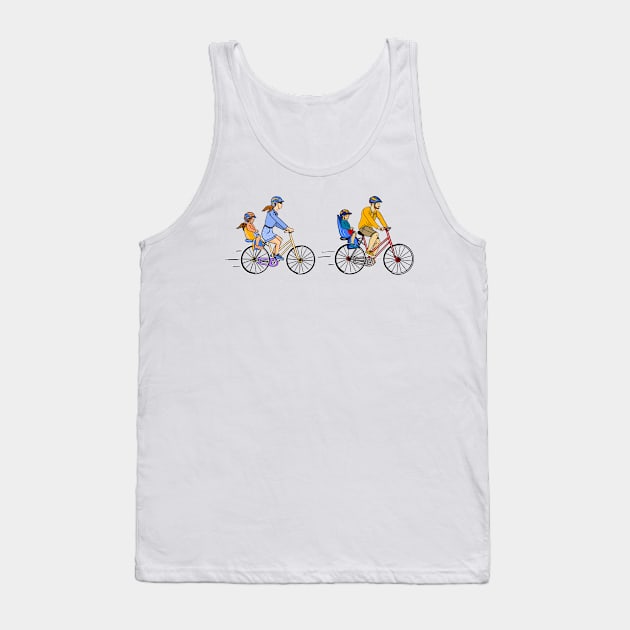 Bicycles built for Two Tank Top by Salzanos